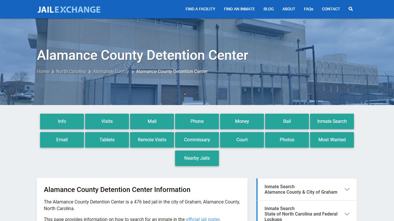 Alamance County Detention Center - Jail Exchange